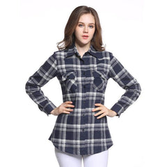 Ladies Casual Plaid Top Ladies Casual Plaid Top