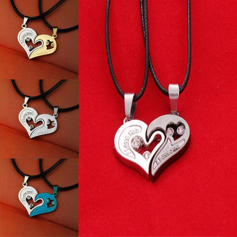 I Love You Heart Necklace For Lovers