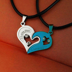 I Love You Heart Necklace For Lovers I Love You Heart Necklace For Lovers