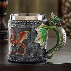 Wonderful Dragon Mug Medieval Style For Geek Enthusiast Wonderful Dragon Mug Medieval Style For Geek Enthusiast