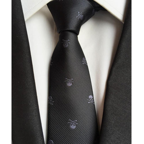 Skull Neck Tie for Men