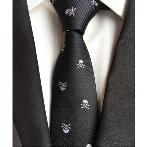 Skull Neck Tie for Men