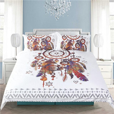 White Dreamcatcher Bedding White Dreamcatcher Bedding