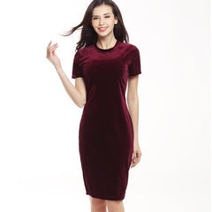 Casual Velvet Dress Casual Velvet Dress