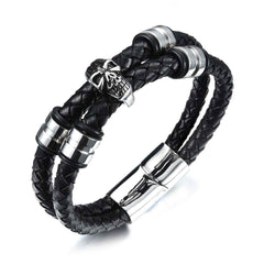 Rock Gothic Skull Skeleton Men's Bracelet Rock Gothic Skull Skeleton Men's Bracelet