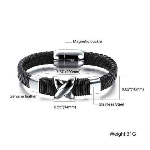 Woven Leather Bracelet