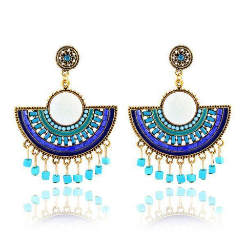 Fan Flower Colorful Earrings Fan Flower Colorful Earrings