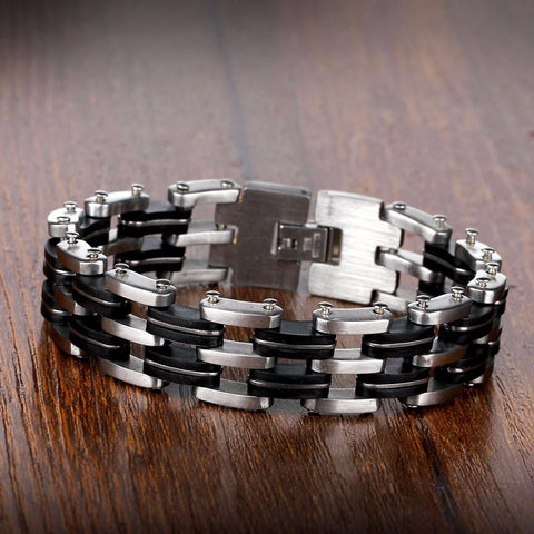Exaggerate Hollow Stainless Steel Men's Bracelet
