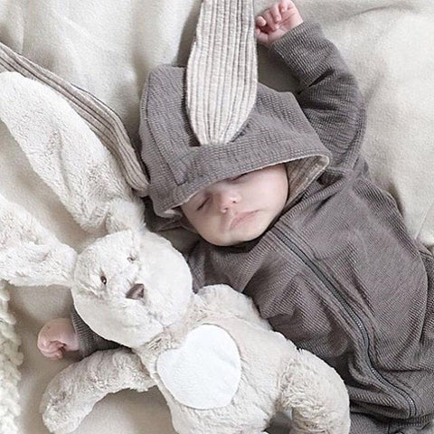 Cutest Warm Bunny Rompers For Babies