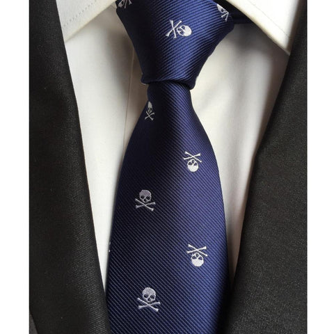 Skull Neck Tie for Men