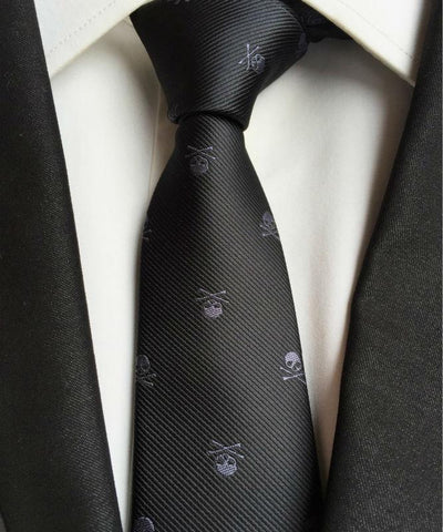 Skull Neck Tie for Men