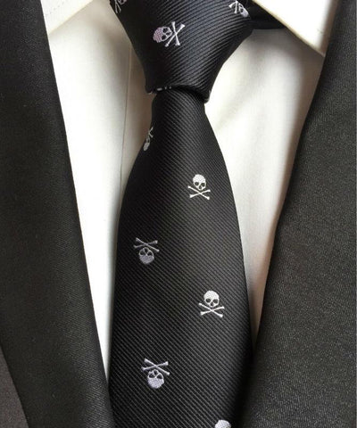 Skull Neck Tie for Men
