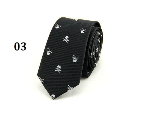 Skull Neck Tie for Men