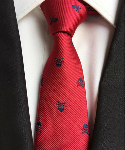 Skull Neck Tie for Men