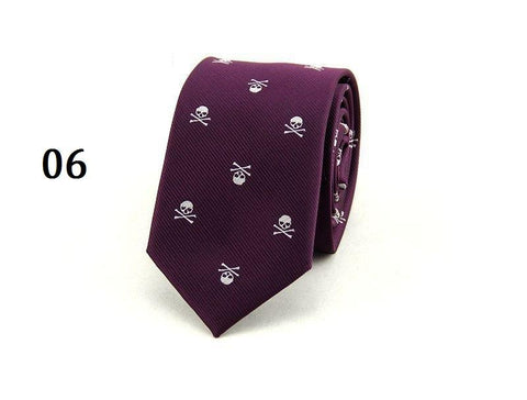 Skull Neck Tie for Men