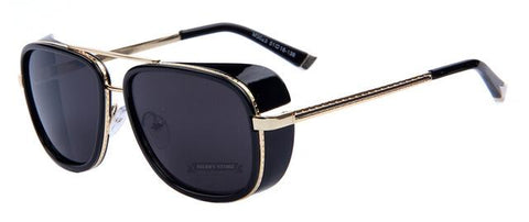 Vintage Men Mirrored Sun Glasses