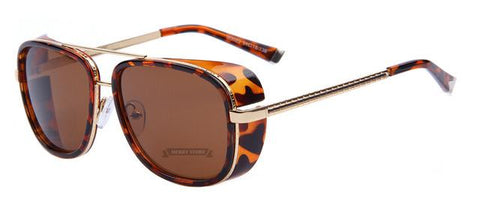Vintage Men Mirrored Sun Glasses