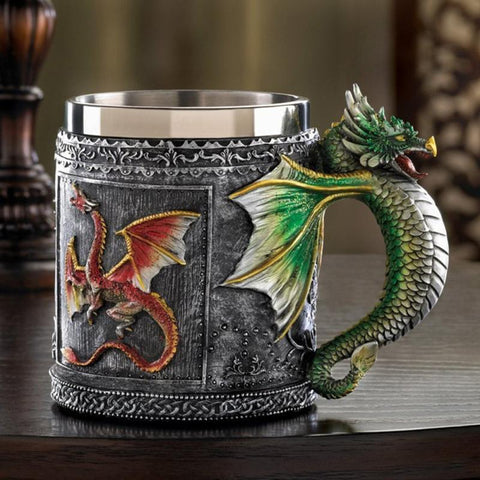 Wonderful Dragon Mug Medieval Style For Geek Enthusiast