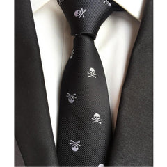 Skull Neck Tie for Men