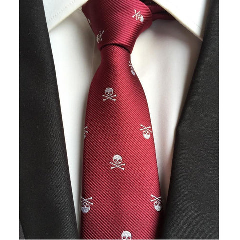 Skull Neck Tie for Men