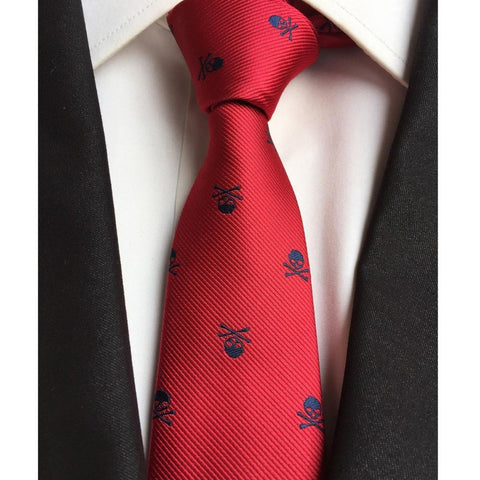 Skull Neck Tie for Men