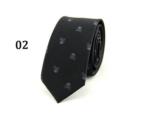 Skull Neck Tie for Men