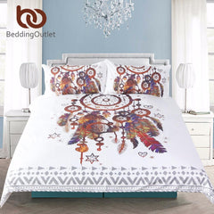 White Dreamcatcher Bedding