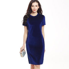 Casual Velvet Dress