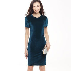Casual Velvet Dress