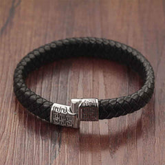 Genuine Leather Wrap Gate Bracelet