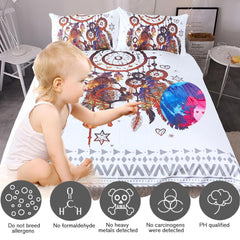 White Dreamcatcher Bedding