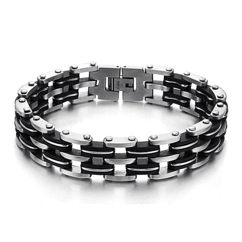 Exaggerate Hollow Stainless Steel Men's Bracelet