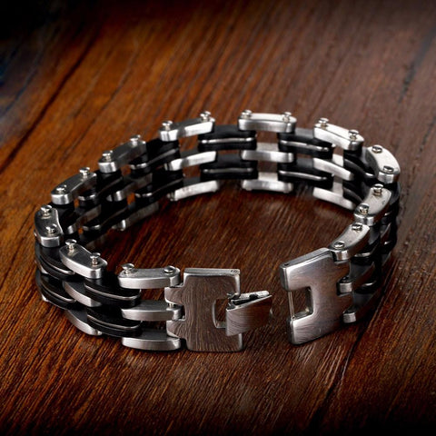 Exaggerate Hollow Stainless Steel Men's Bracelet